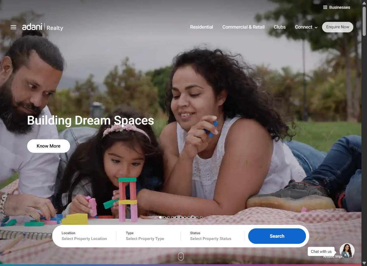 Adani Realty digital marketing campaign Mumbai